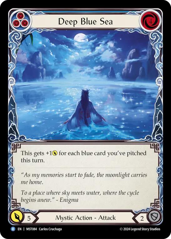 Deep Blue Sea [MST084] (Part the Mistveil)  Rainbow Foil | Cracking-Singles