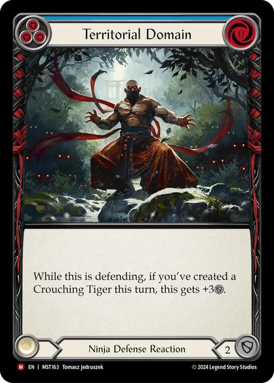 Territorial Domain [MST163] (Part the Mistveil)  Rainbow Foil | Cracking-Singles