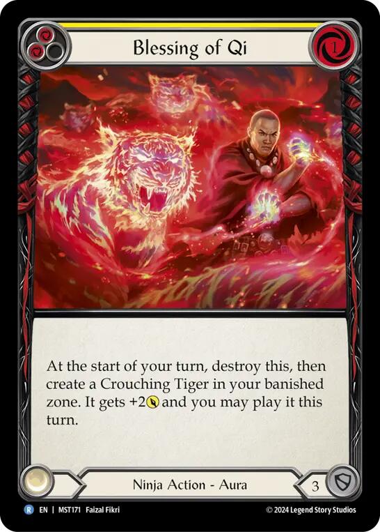 Blessing of Qi (Yellow) [MST171] (Part the Mistveil) | Cracking-Singles