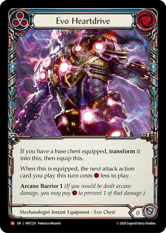 Evo Heartdrive [MST229] (Part the Mistveil)  Cold Foil | Cracking-Singles
