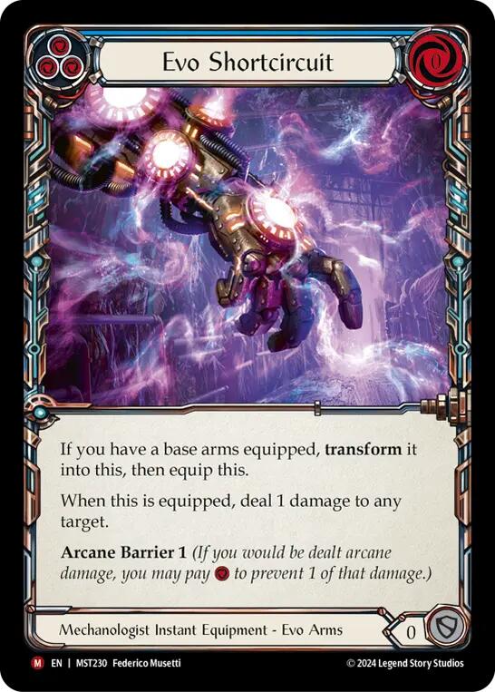 Evo Shortcircuit [MST230] (Part the Mistveil)  Cold Foil | Cracking-Singles