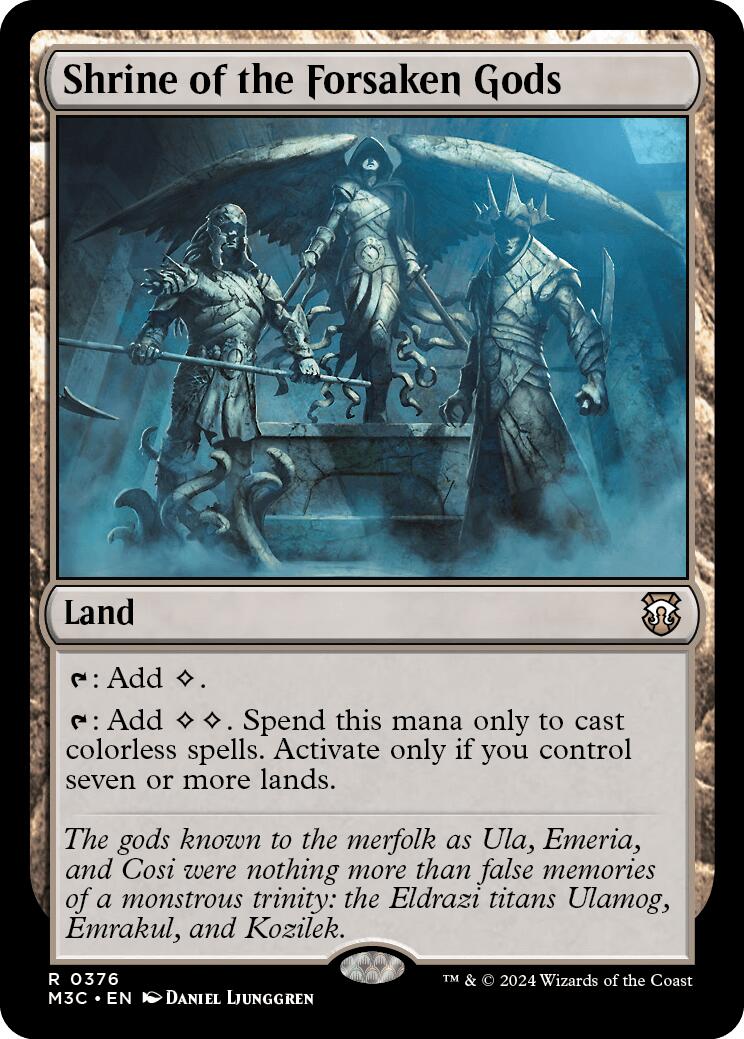 Shrine of the Forsaken Gods [Modern Horizons 3 Commander] | Cracking-Singles
