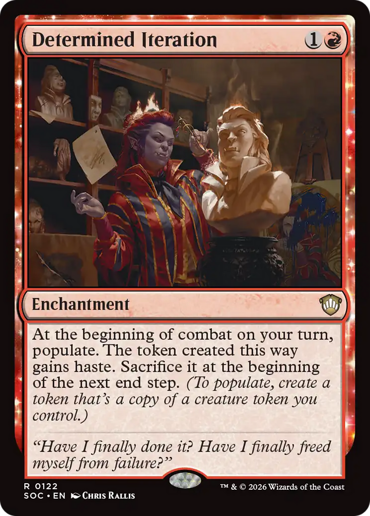 Determined Iteration [Secrets of Strixhaven Commander] | Cracking-Singles