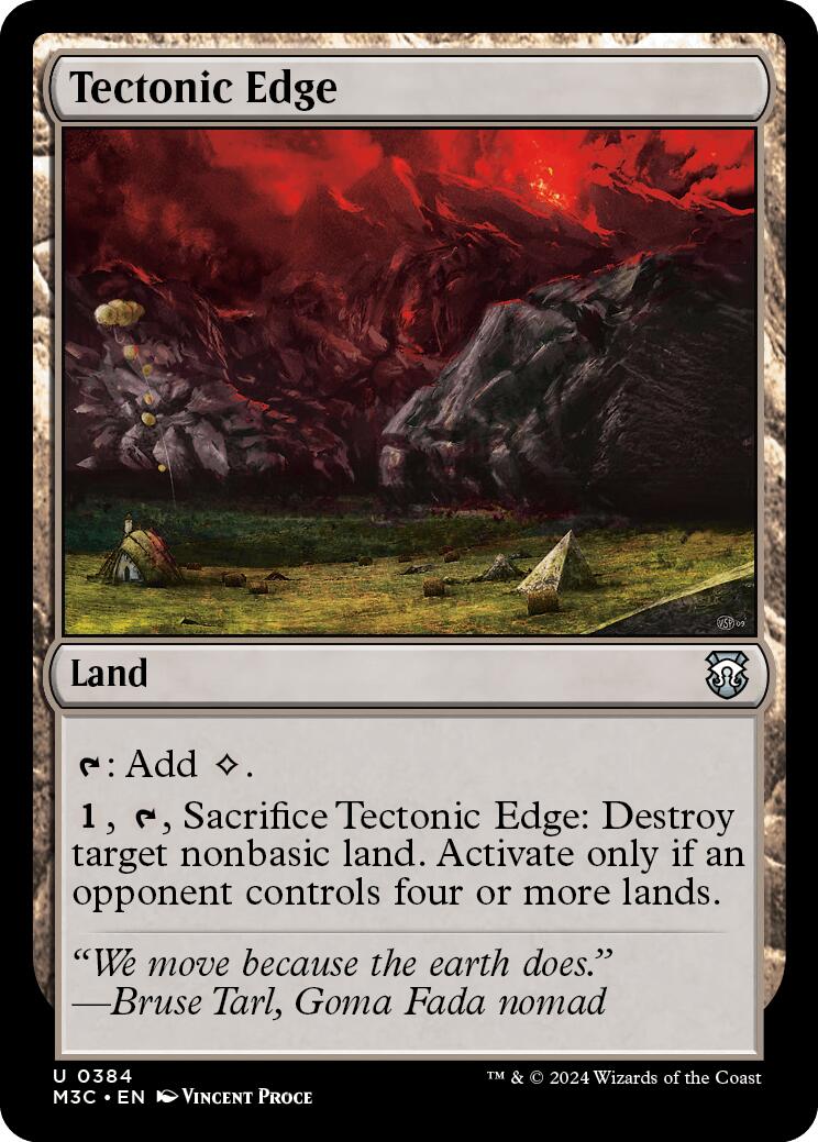 Tectonic Edge [Modern Horizons 3 Commander] | Cracking-Singles