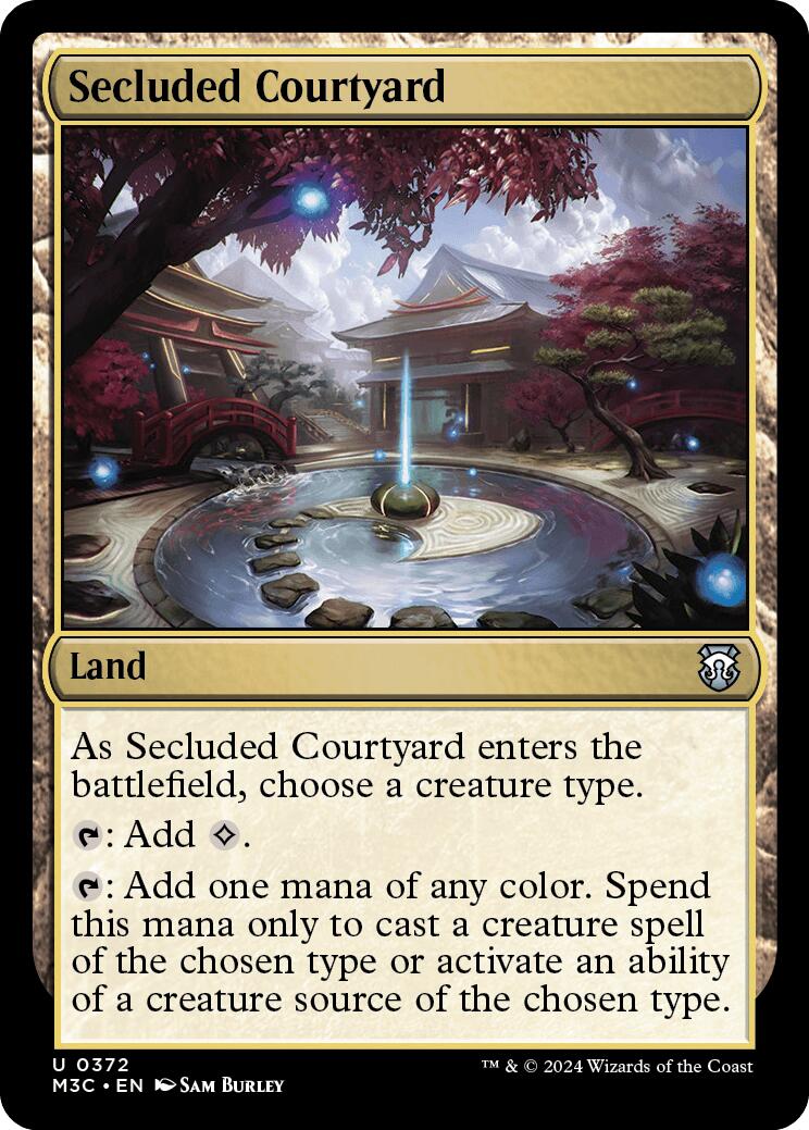 Secluded Courtyard [Modern Horizons 3 Commander] | Cracking-Singles