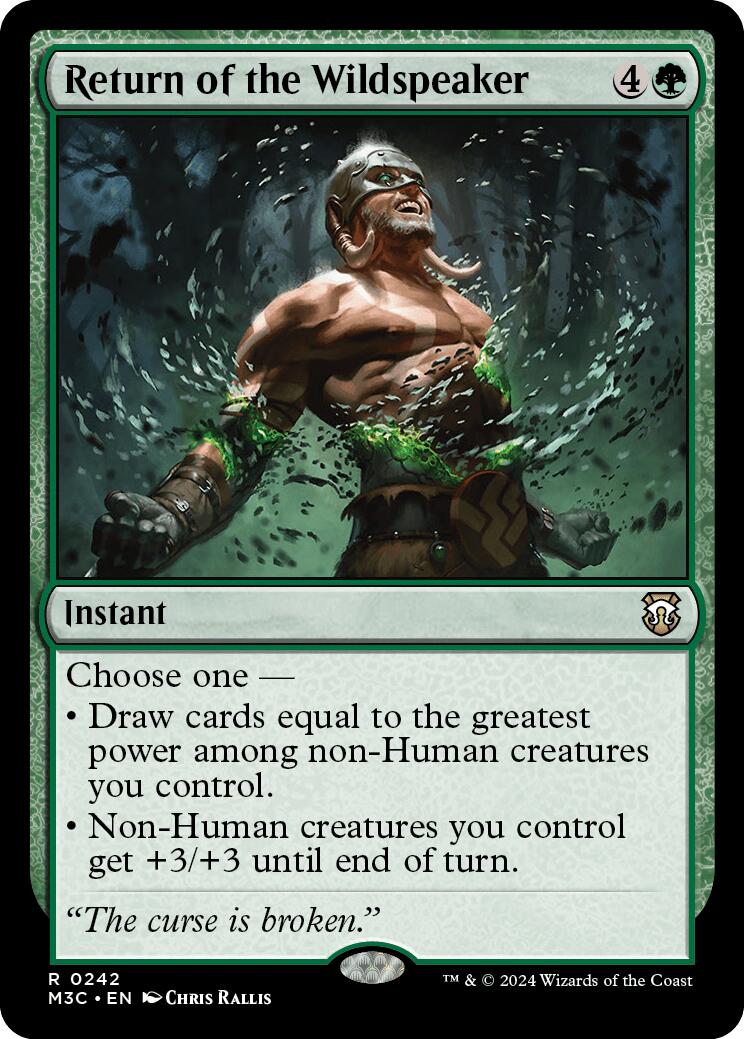 Return of the Wildspeaker [Modern Horizons 3 Commander] | Cracking-Singles