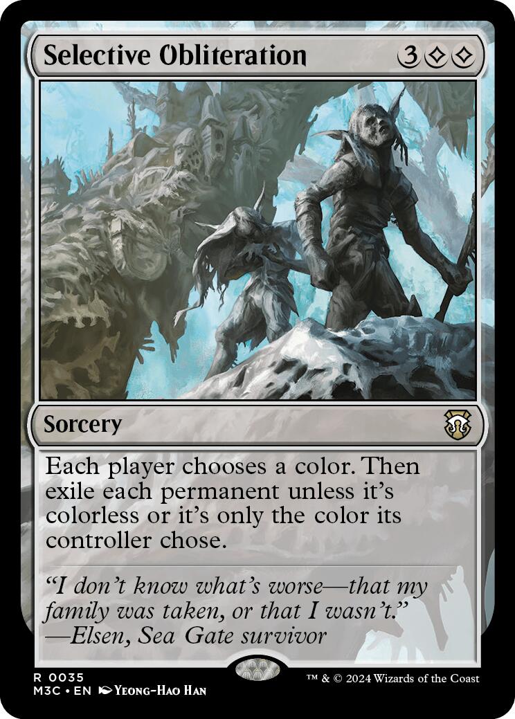 Selective Obliteration [Modern Horizons 3 Commander] | Cracking-Singles