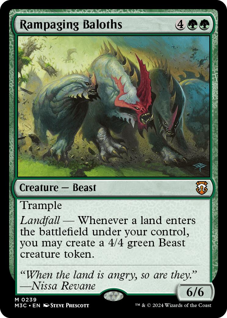 Rampaging Baloths [Modern Horizons 3 Commander] | Cracking-Singles