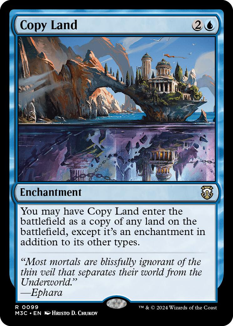 Copy Land [Modern Horizons 3 Commander] | Cracking-Singles