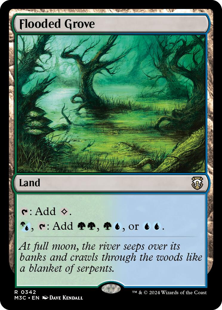 Flooded Grove [Modern Horizons 3 Commander] | Cracking-Singles