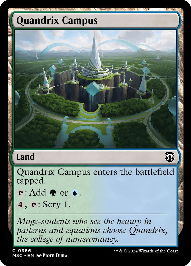 Quandrix Campus [Modern Horizons 3 Commander] | Cracking-Singles