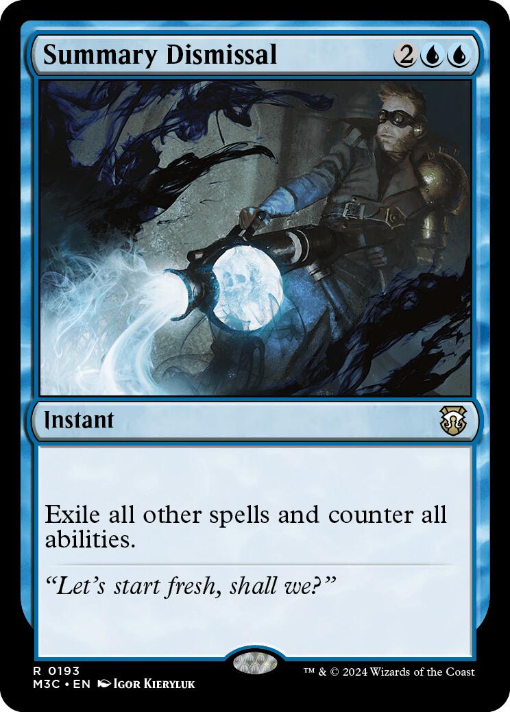 Summary Dismissal [Modern Horizons 3 Commander] | Cracking-Singles
