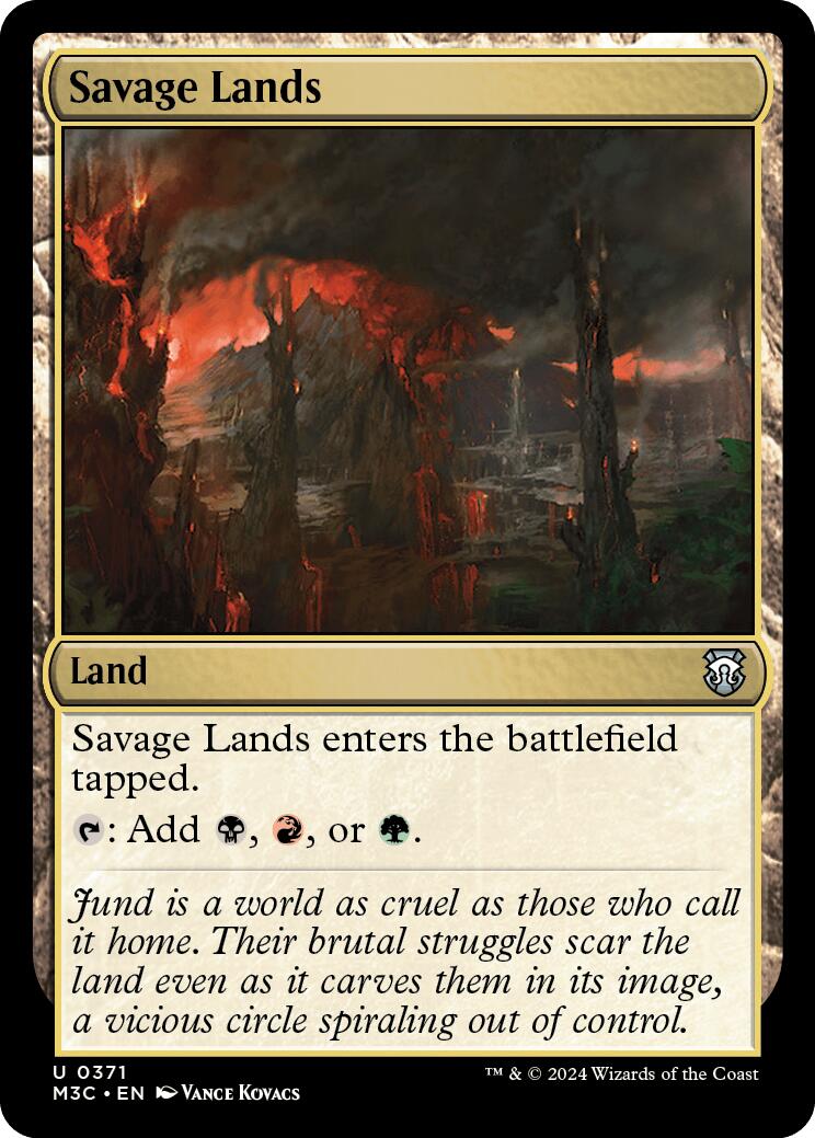 Savage Lands [Modern Horizons 3 Commander] | Cracking-Singles
