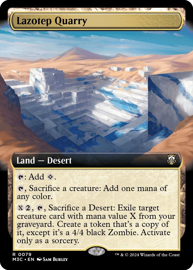 Lazotep Quarry (Extended Art) (Ripple Foil) [Modern Horizons 3 Commander] | Cracking-Singles