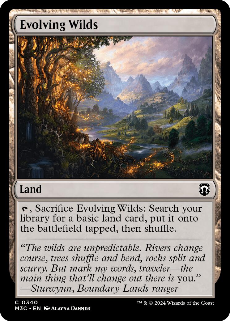 Evolving Wilds [Modern Horizons 3 Commander] | Cracking-Singles
