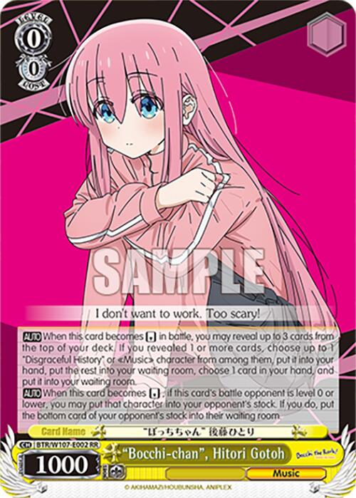 Bocchi-chan, Hitori Gotoh (BTR/W107-E002 RR) [BOCCHI THE ROCK!] | Cracking-Singles