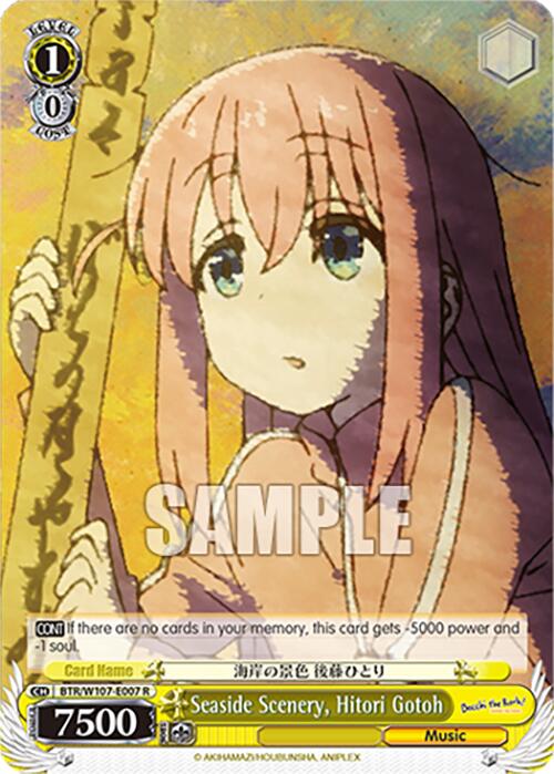Seaside Scenery, Hitori Gotoh (BTR/W107-E007 R) [BOCCHI THE ROCK!] | Cracking-Singles