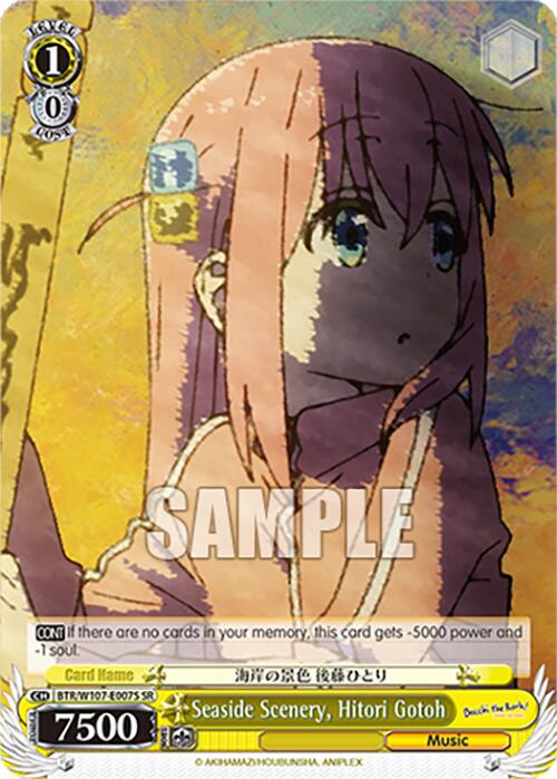 Seaside Scenery, Hitori Gotoh (BTR/W107-E007S SR) [BOCCHI THE ROCK!] | Cracking-Singles