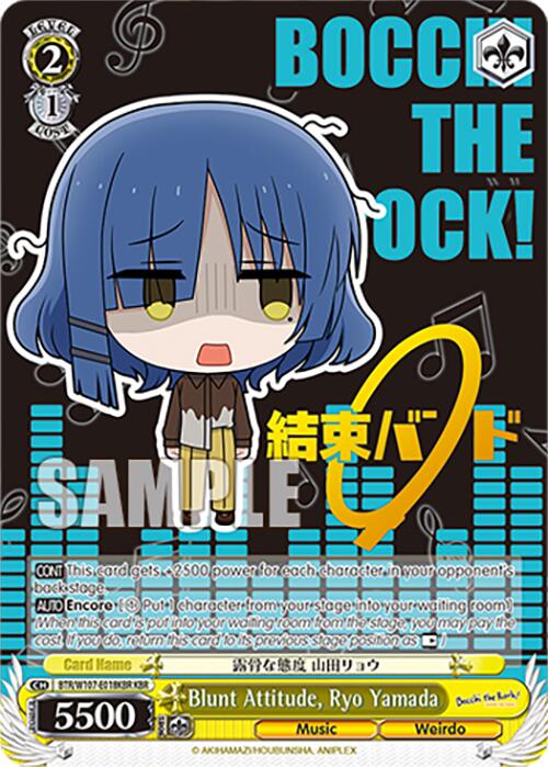 Blunt Attitude, Ryo Yamada (BTR/W107-E018KBR KBR) [BOCCHI THE ROCK!] | Cracking-Singles