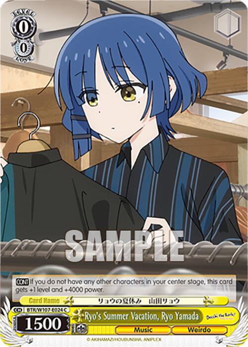 Ryo's Summer Vacation, Ryo Yamada (BTR/W107-E024 C) [BOCCHI THE ROCK!] | Cracking-Singles