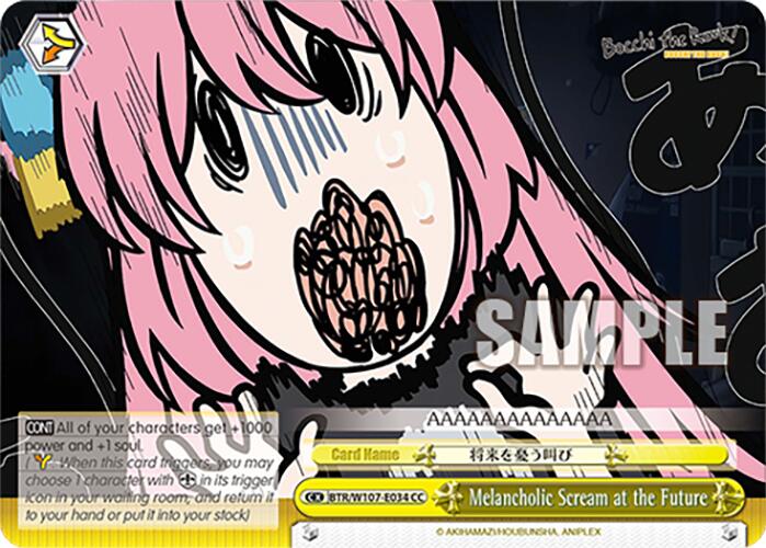 Melancholic Scream at the Future (BTR/W107-E034 CC) [BOCCHI THE ROCK!] | Cracking-Singles