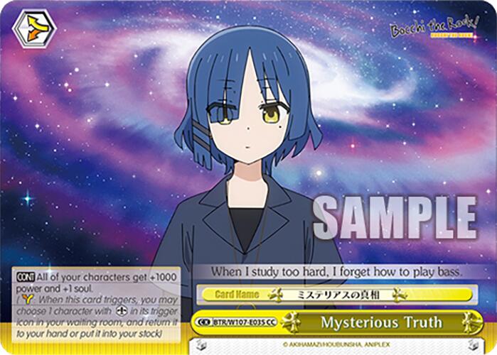 Mysterious Truth (BTR/W107-E035 CC) [BOCCHI THE ROCK!] | Cracking-Singles