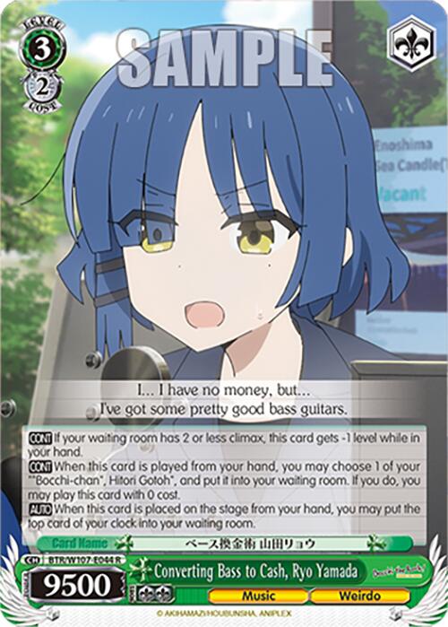 Converting Bass to Cash, Ryo Yamada (BTR/W107-E044 R) [BOCCHI THE ROCK!] | Cracking-Singles