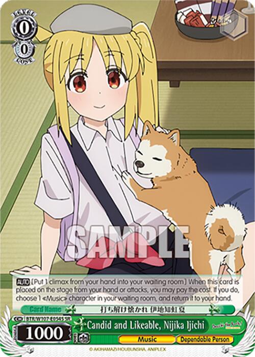 Candid and Likeable, Nijika Ijichi (BTR/W107-E054S SR) [BOCCHI THE ROCK!] | Cracking-Singles