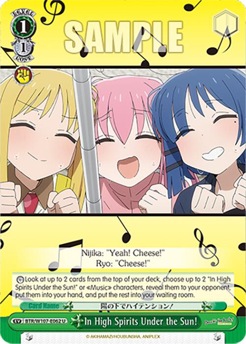 In High Spirits Under the Sun! (BTR/W107-E062 U) [BOCCHI THE ROCK!] | Cracking-Singles