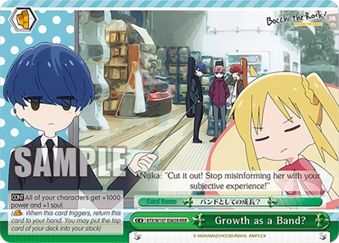 Growth as a Band? (BTR/W107-E065R RRR) [BOCCHI THE ROCK!] | Cracking-Singles