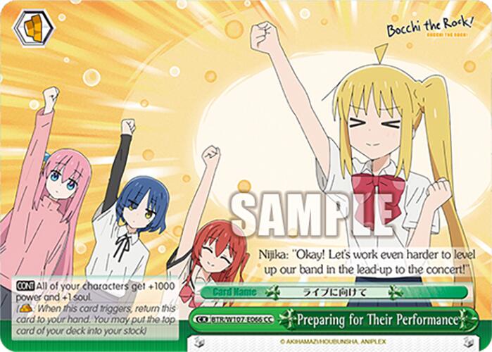 Preparing for Their Performance (BTR/W107-E066 CC) [BOCCHI THE ROCK!] | Cracking-Singles