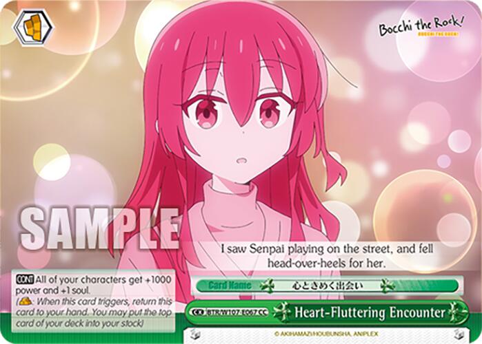 Heart-Fluttering Encounter (BTR/W107-E067 CC) [BOCCHI THE ROCK!] | Cracking-Singles