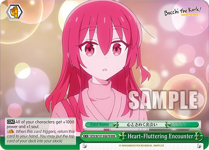 Heart-Fluttering Encounter (BTR/W107-E067R RRR) [BOCCHI THE ROCK!] | Cracking-Singles