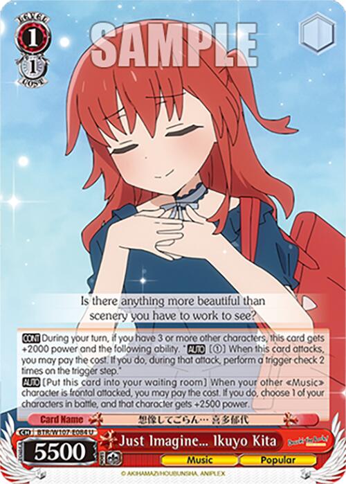 Just Imagine Ikuyo Kita (BTR/W107-E084 U) [BOCCHI THE ROCK!] | Cracking-Singles