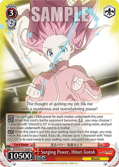 Surging Power, Hitori Gotoh (BTR/W107-E094 C) [BOCCHI THE ROCK!] | Cracking-Singles