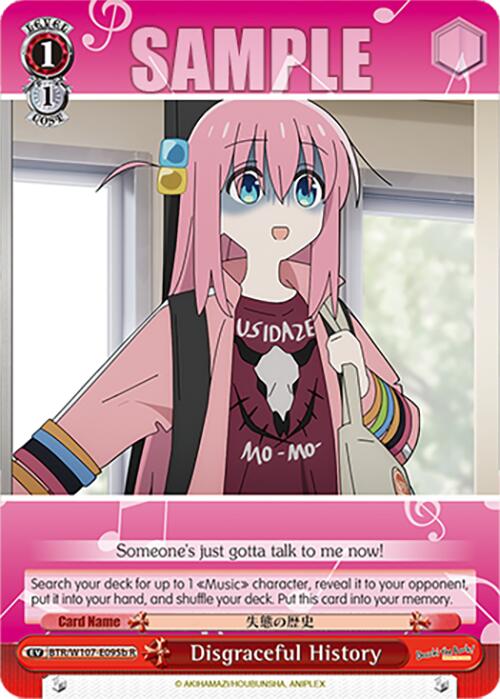 Disgraceful History (BTR/W107-E095b R) [BOCCHI THE ROCK!] | Cracking-Singles