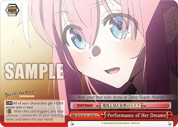 Performance of Her Dreams (BTR/W107-E099 CC) [BOCCHI THE ROCK!] | Cracking-Singles