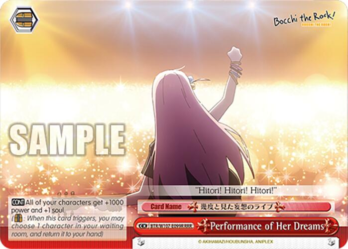 Performance of Her Dreams (BTR/W107-E099R RRR) [BOCCHI THE ROCK!] | Cracking-Singles