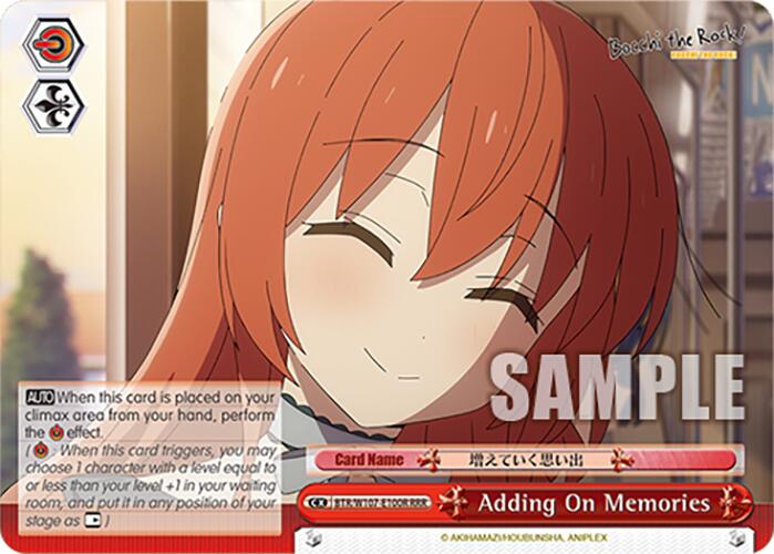 Adding On Memories (BTR/W107-E100R RRR) [BOCCHI THE ROCK!] | Cracking-Singles