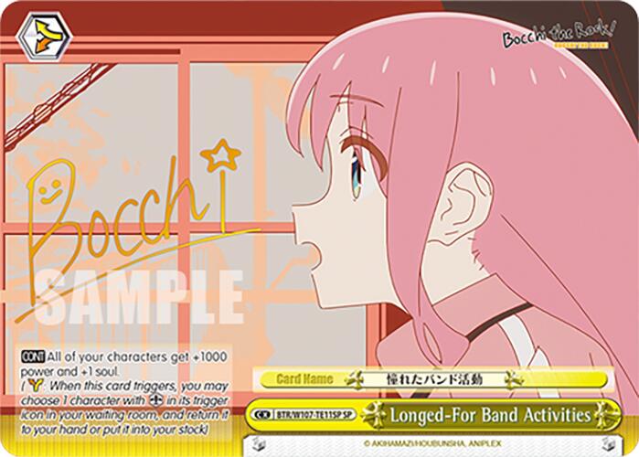 Longed-For Band Activities (BTR/W107-TE11SP SP) [BOCCHI THE ROCK!] | Cracking-Singles