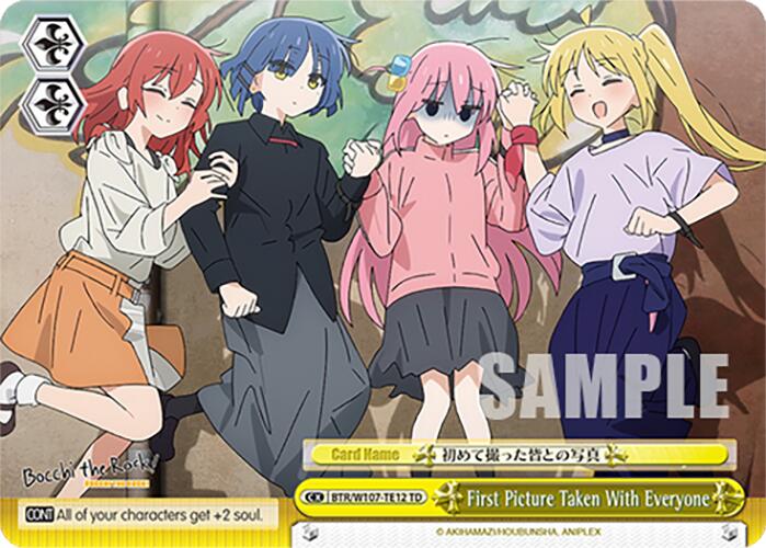 First Picture Taken With Everyone (BTR/W107-TE12 TD) [BOCCHI THE ROCK!] | Cracking-Singles