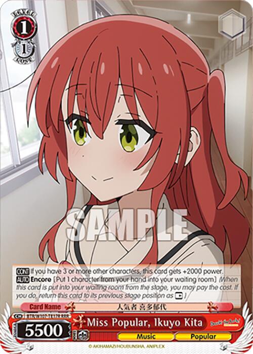 Miss Popular, Ikuyo Kita (BTR/W107-TE17R RRR) [BOCCHI THE ROCK!] | Cracking-Singles