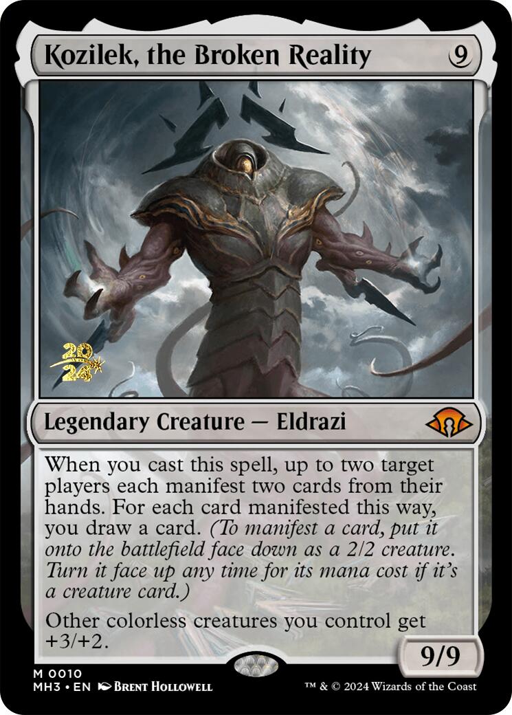 Kozilek, the Broken Reality [Modern Horizons 3 Prerelease Promos] | Cracking-Singles