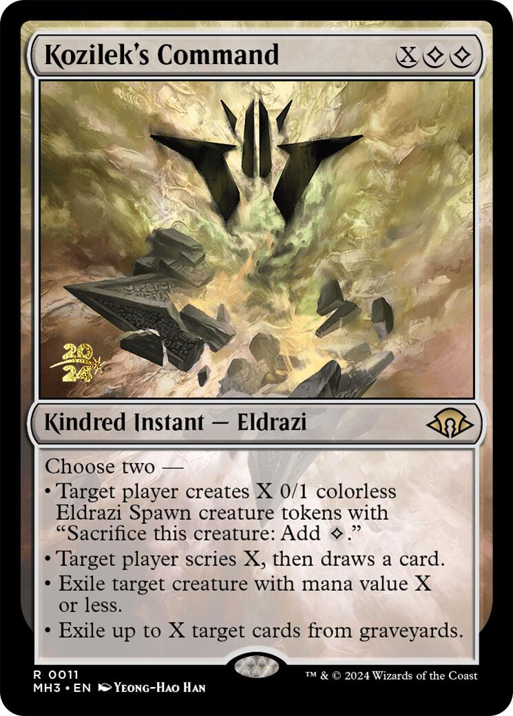 Kozilek's Command [Modern Horizons 3 Prerelease Promos] | Cracking-Singles