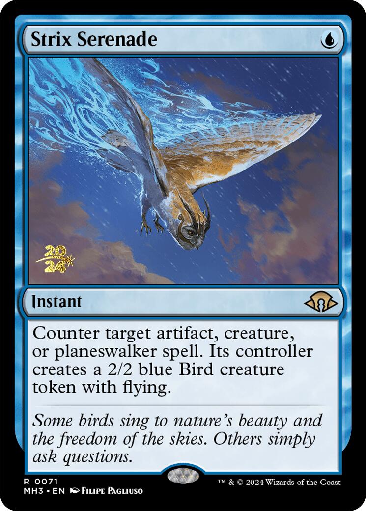 Strix Serenade [Modern Horizons 3 Prerelease Promos] | Cracking-Singles