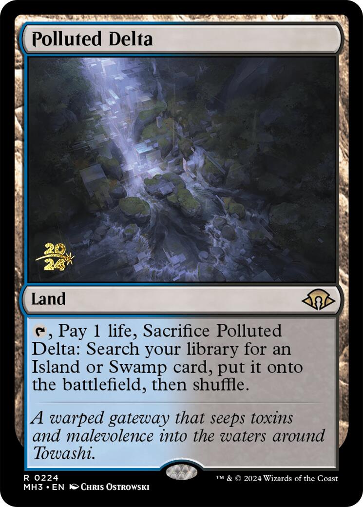 Polluted Delta [Modern Horizons 3 Prerelease Promos] | Cracking-Singles