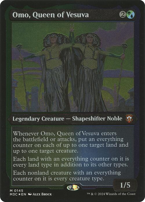 Omo, Queen of Vesuva (Display Commander) [Modern Horizons 3 Commander] | Cracking-Singles