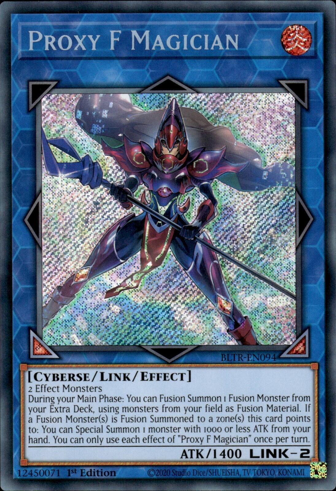 Proxy F Magician [BLTR-EN094] Secret Rare | Cracking-Singles