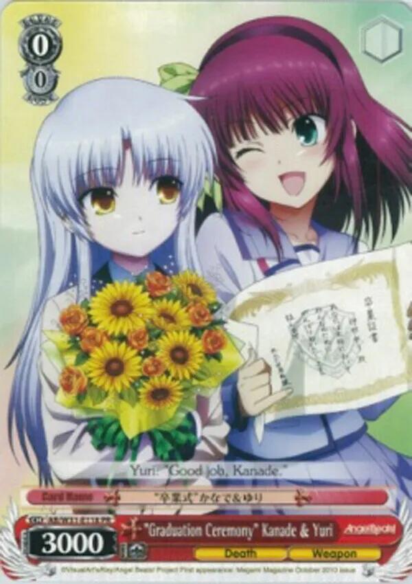 "Graduation Ceremony" Kanade & Yuri (AB/W31-E118 PR) (Promo) [Angel Beats! Re:Edit] | Cracking-Singles