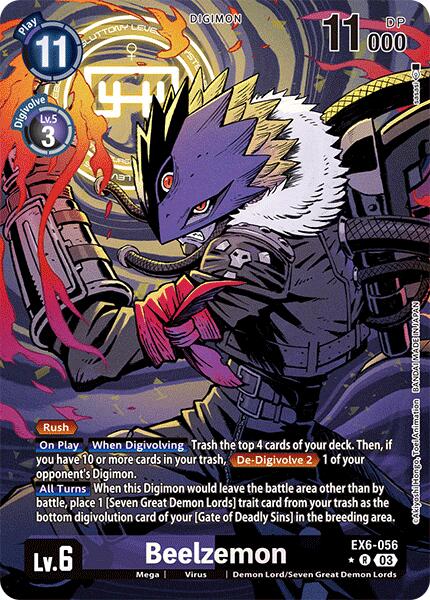 Beelzemon [EX6-056] (Alternate Art) [Infernal Ascension] | Cracking-Singles